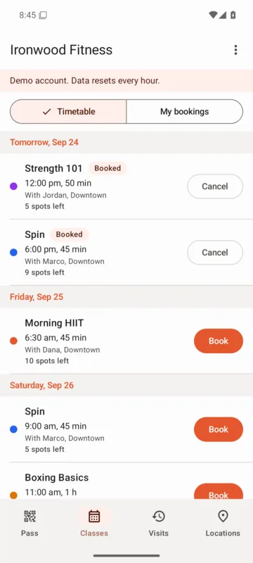 Rift Check-in screenshot 2