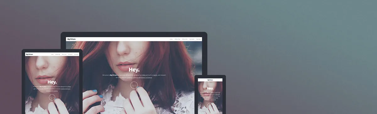 Big Picture template preview