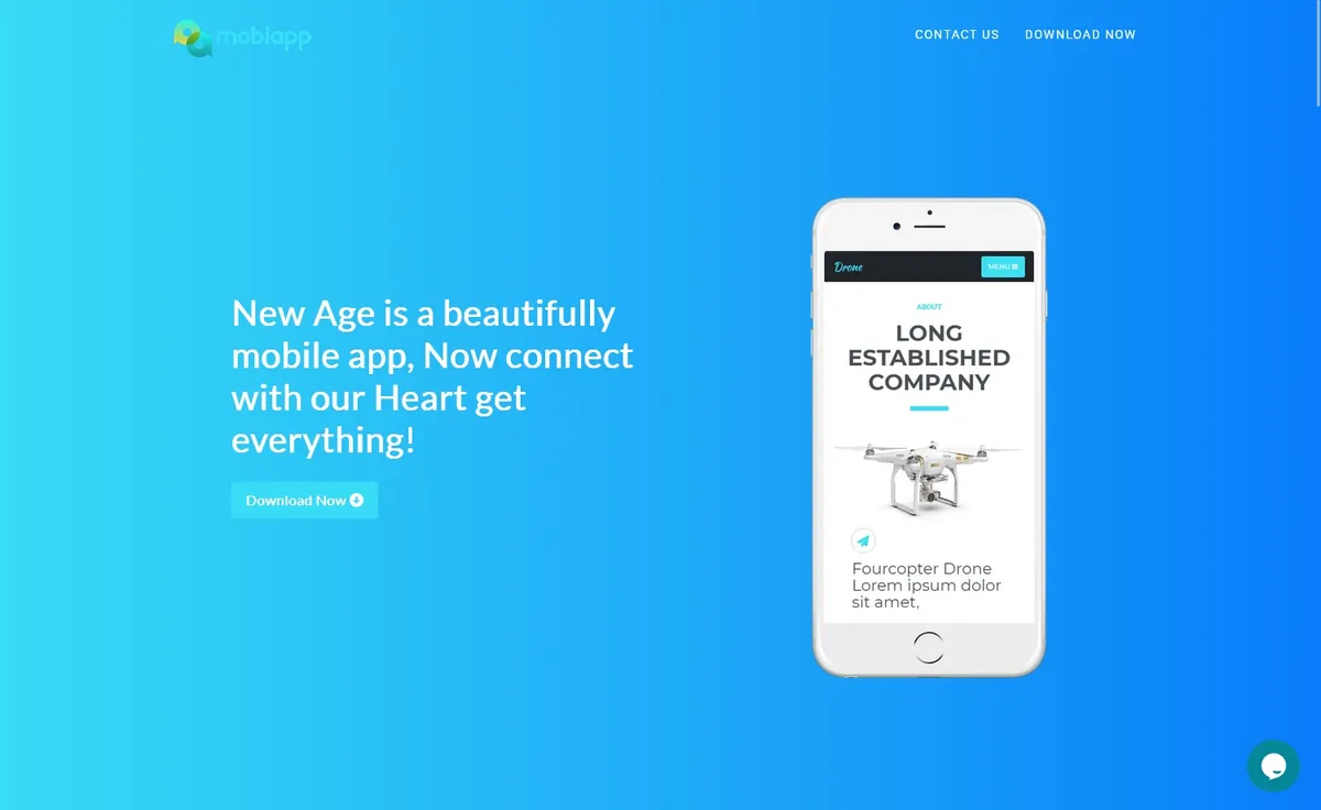 MobiApp template preview