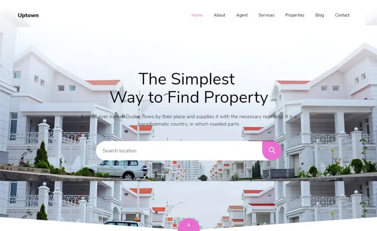 Uptown template preview